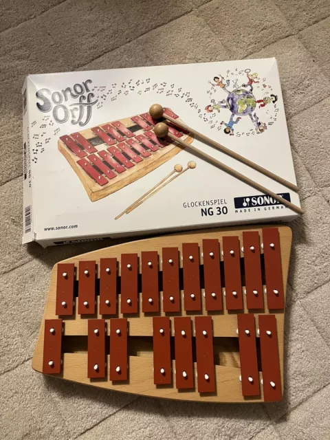 SONOR Glockenspiel NG 30 Kinderglockenspiel 19 Töne C-Dur