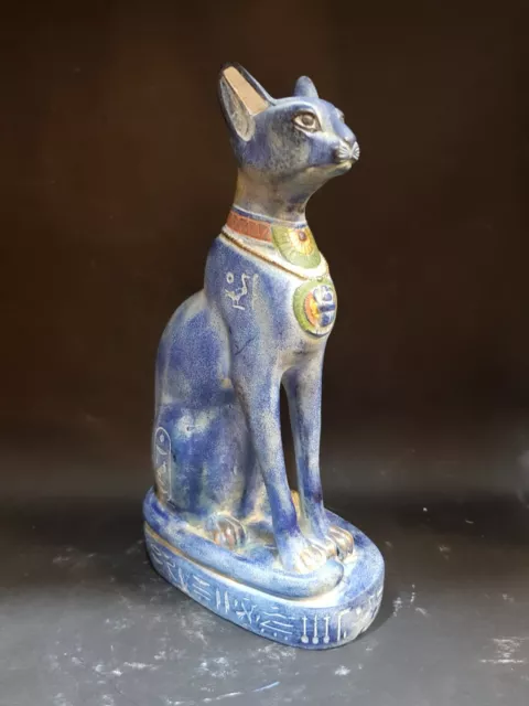 Ancient Egyptian Antiquities Statue Bastet Cat Pharaoh Souvenir Deity Egypt BC