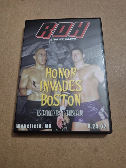 ROH HONOR INVADES Boston Original Release OOP 8/24/02 DVD WWE WWF