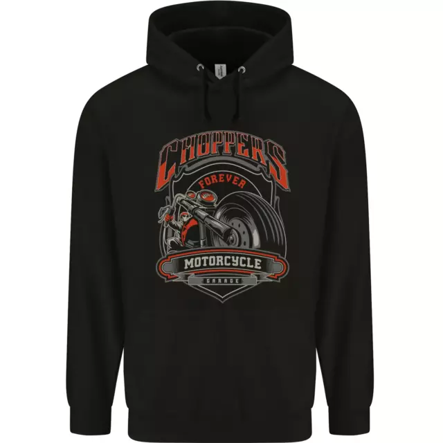 Choppers Forever Biker Motorcycle Motorbike Childrens Kids Hoodie
