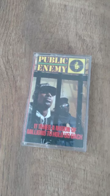 Public Enemy It Takes A Nation Of Millions Cassette Tape 1987 US CBS Def Jam