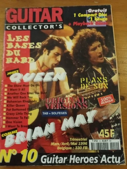 QUEEN im belgischen Gitarrensammlermagazin, Mai 1996, mit Spielblättern