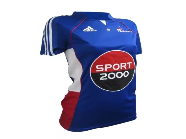 ADIDAS : Maillot Collector Equipe France Handball féminin  bleu T:  40  - neuf