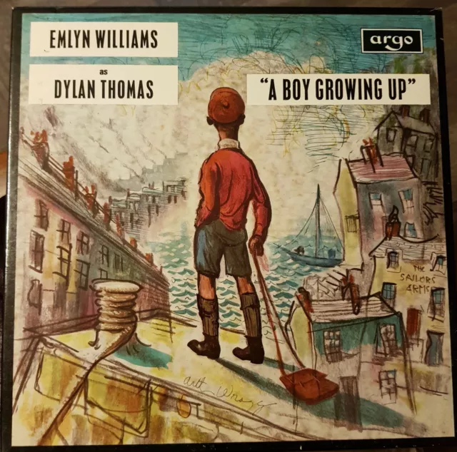 Vinyl Box Set: EMLYN WILLIAMS:Dylan Thomas - A Boy Growing Up -ARGO TA509-10