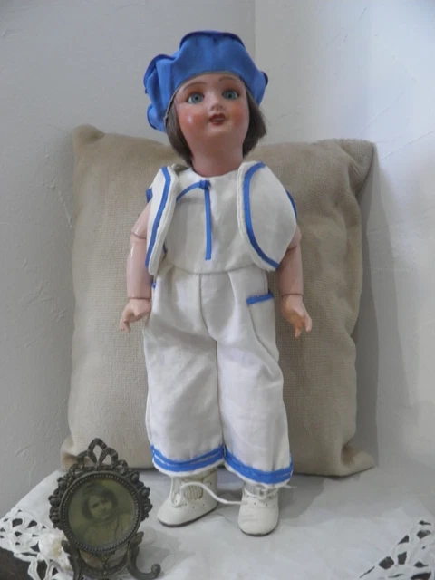 RARE Modèle de Poupée PETITCOLLIN Celluloïd COLINETTE 1925 30 cm bon