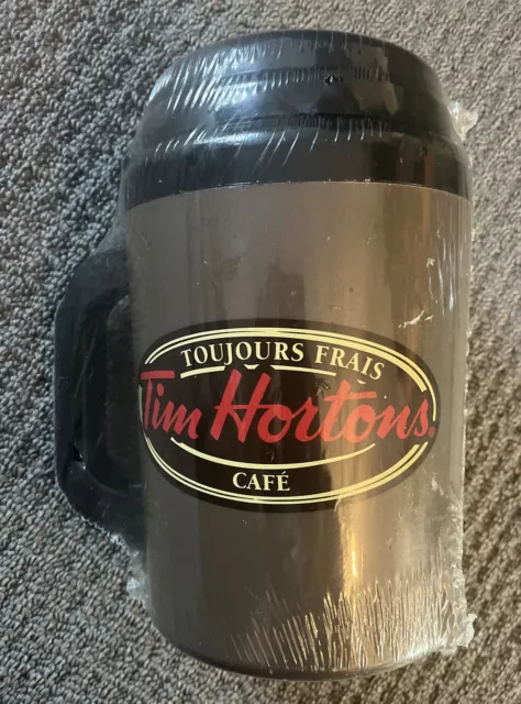 Tim Hortons Jumbo 64oz Aladdin Super Insulated Travel Coffee Mug THERMOS NEW OOP