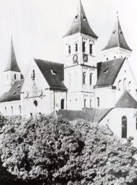 Basilica of St. Vitus, Ellwangen an der Jagst, Germany,Magic Lantern Glass Slide