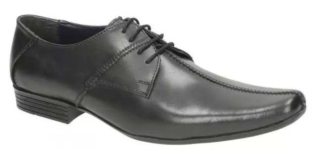 Homme PSL Cuir Noir à Lacets Chaussures Habillées Tailles UK 7-12 PSL146B