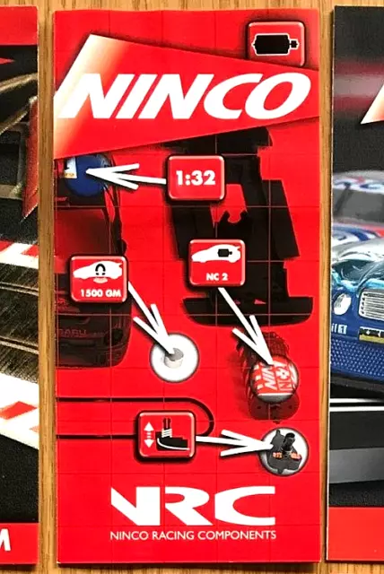 NINCO LEAFLET UK Slot Car Components (Scalextric / Fly / SCX / Carrera)