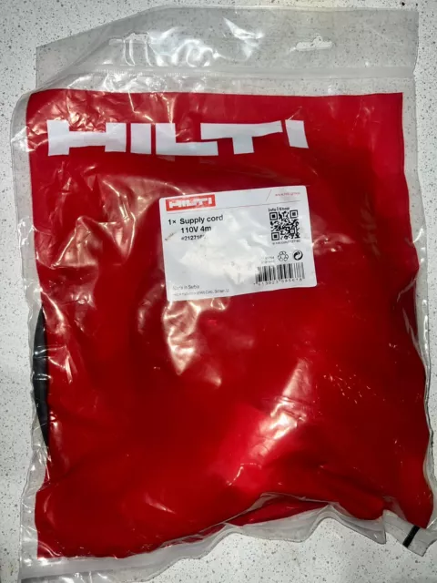 Hilti Power Supply Cord 110v 4M #2127160 BRAND NEW