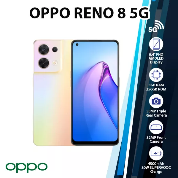 OPPO Reno8 5G 256GB Dual Sim 8GB Ram