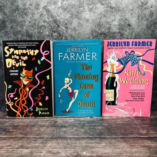 Jerrilyn Farmer Avon Mystery Book Bundle Lot Small Paperback x 3 Crime Thriller 2