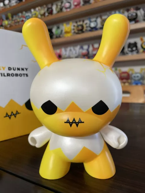 Kidrobot 8” Dunny  - Devilrobots EGGY vinyl figure (2008)