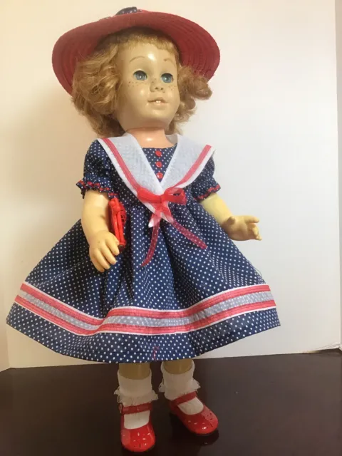 chatty cathy and other 20” doll clothes, dress, Hat, panties, Shoes, Socks, Purs