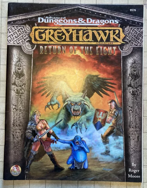 AD&D 2nd Abenteuer Return of the Eight, Greyhawk, gebraucht kein Reprint, selten