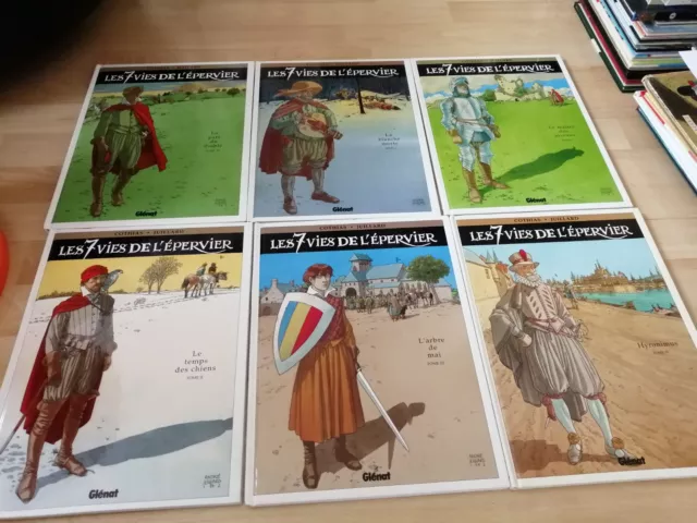 Lot 6 Bd Les 7 Vies De L'epervier Tome 1 A 6 Edition Grand Format