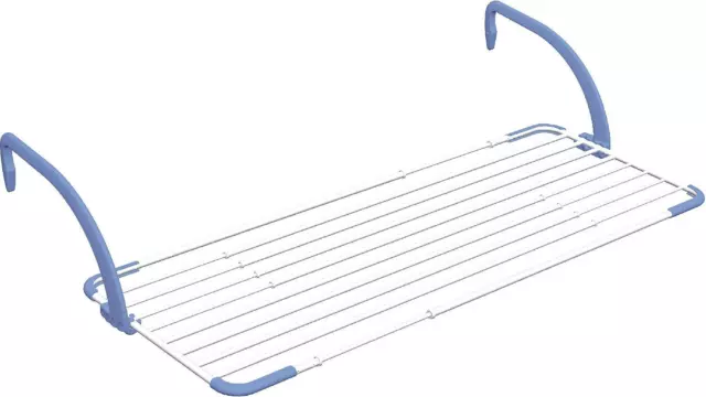 GIMI Stendibiancheria estensibile balcone da vasca da 120 a 190 cm Brezza Extend