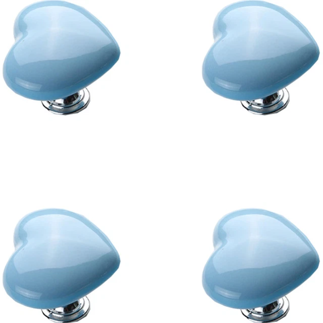 4 Pcs Coastal Home Decoration Ceramic Drawer Knobs Diamond Knobs Cupboard 3