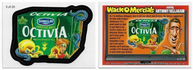 2010 Topps Wacky Packages Series 7 Wack-O-Mercials Octivia Card 5 Of 20