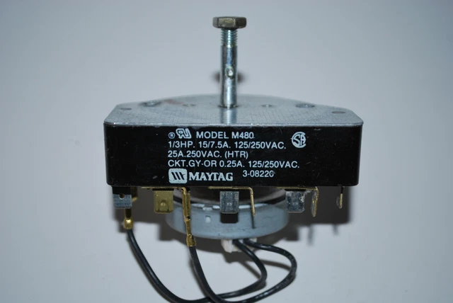 Genuine OEM Maytag Dryer Timer – 63082540, WPY308254, AP6024179, M460-G, Tested, 60-Day Warranty
