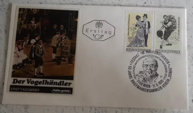 FDC Ersttag Ersttagsbrief 1970 Der Vogelhändler siehe Bild