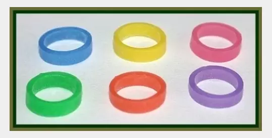 100+ Leg Bands~Chick Poultry Game Bird Quail Rings~Small Size 3~Usa!! Fast Ship!