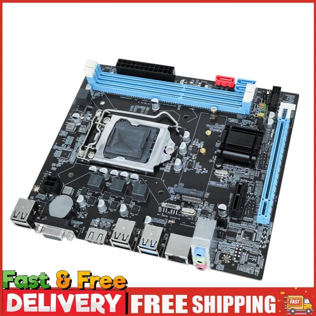 B75 MOTHERBOARD 2X240-PIN DDR3 SDRAM Slot 16GB Micro-ATX Computer ...