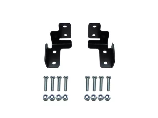 Mocal Black Aluminium Universal Oil Cooler Mounting Brackets Pair Bwy