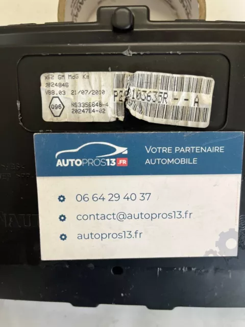 Tableaux De Bord Conteur Compteur De Vitesse Opel Movano P248103635R V88.03 2