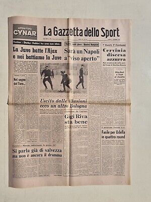 Maldera Bally Vinicio Bally Gazette Dello Sport 3 Décembre 1974 Juventus 