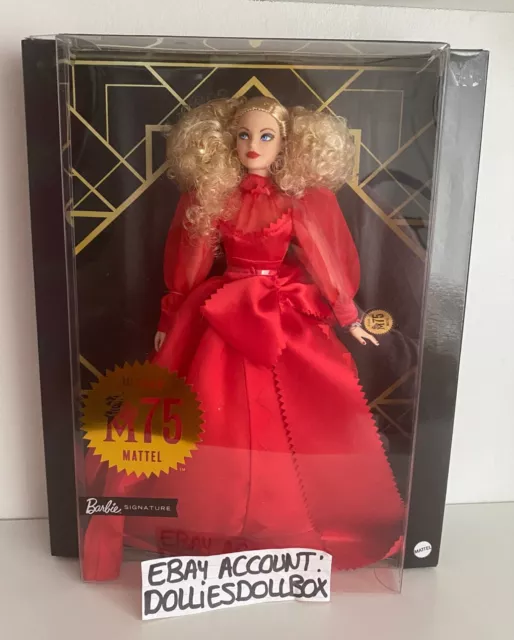 Barbie Doll 75th ANNIVERSARY Barbie Signature Doll NRFB