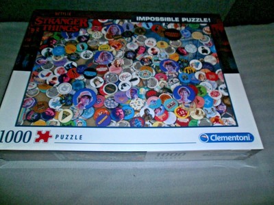 Puzzle Imposible Chapas Stranger Things 1000 pièces DISPO A CONFIRMER Clementoni 