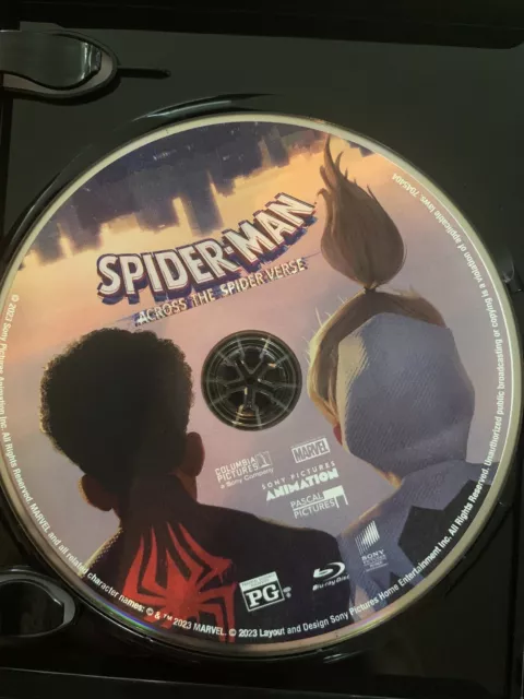 Spider-Man: Across the Spider-Verse (Blu-ray Disk Only, 2023) No Case No Digital