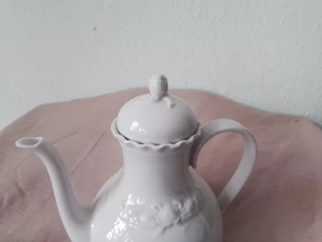 Hutschenreuther Porzellan,Kaffeekanne/Teekanne,Porcelaine Rose,Rosa,Vintage 2