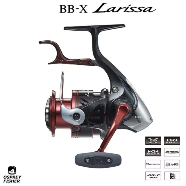 SHIMANO BB-X LARISSA Spinning Fishing Reel 8kg Max Drag 5BB Fresh/Saltwater  Reel $228.97 - PicClick