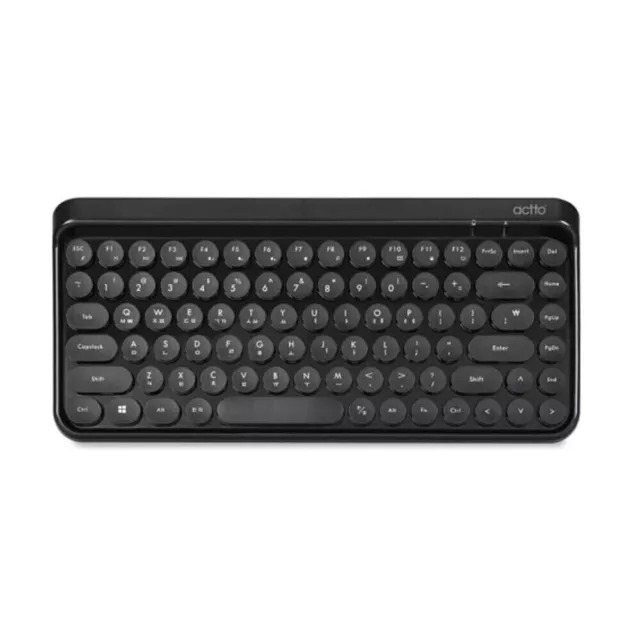 Actto Retro Mini Wireless Keyboard Korean/English Layout Black / KBD-50