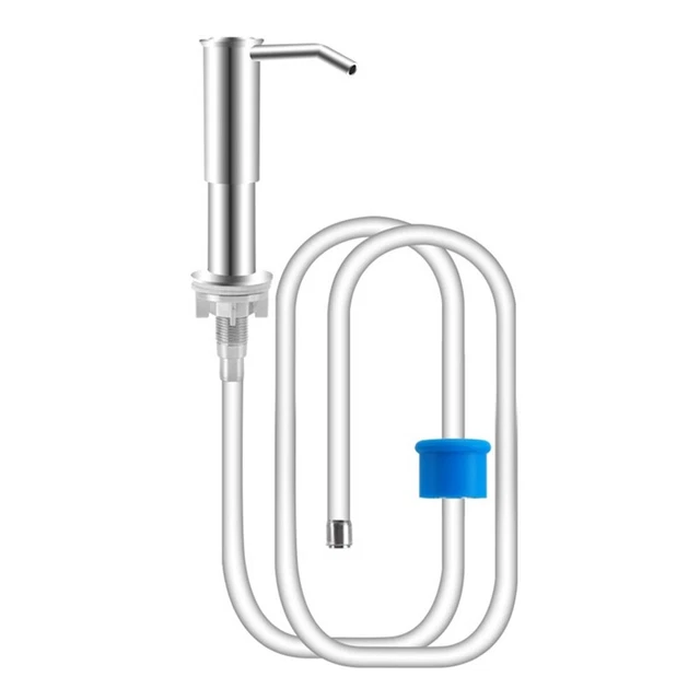 Upgraded Soap Dispenser for Kitchen Sink Brushed Nickel, Stainless Steel3487