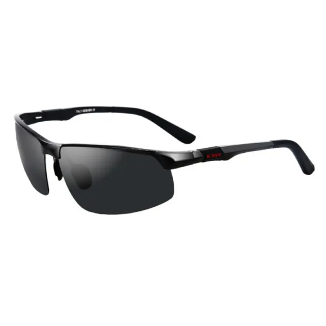 Aluminum Polarized Photochromic Sunglasses Men Chameleon Driving Sports Glasses