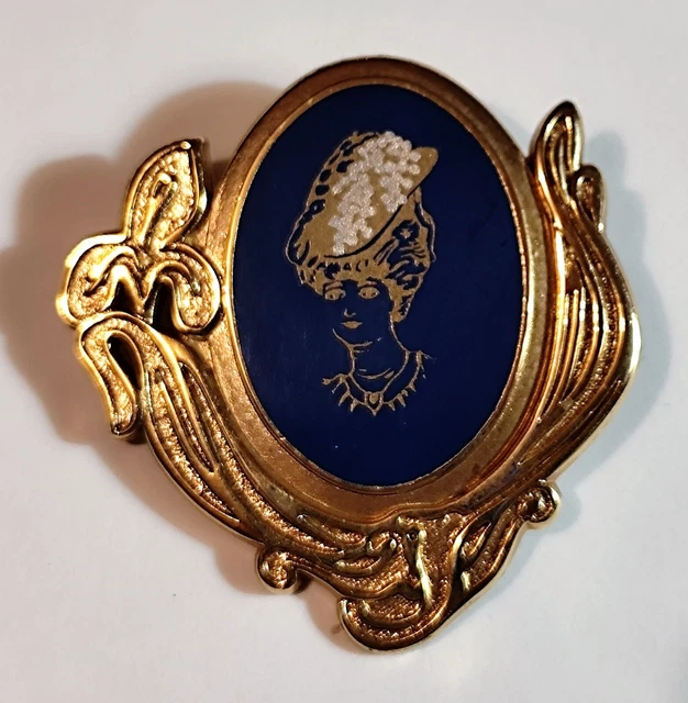 Très Jolie Broche Ancienne En Argent Arthus Bertrand Paris Signature