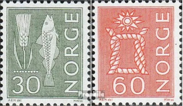 Norwegen 524y-525y (kompl.Ausg.) postfrisch 1964 Landestypische Motive