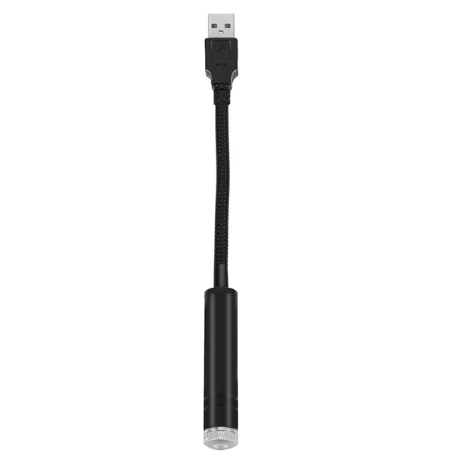 NUZAMAS Red Star - Luci da tetto USB per proiettore con luci da tetto per auto, per interni romantici, con controllo wireless e musica, kit di luci per roulotte e roulotte, decorazione