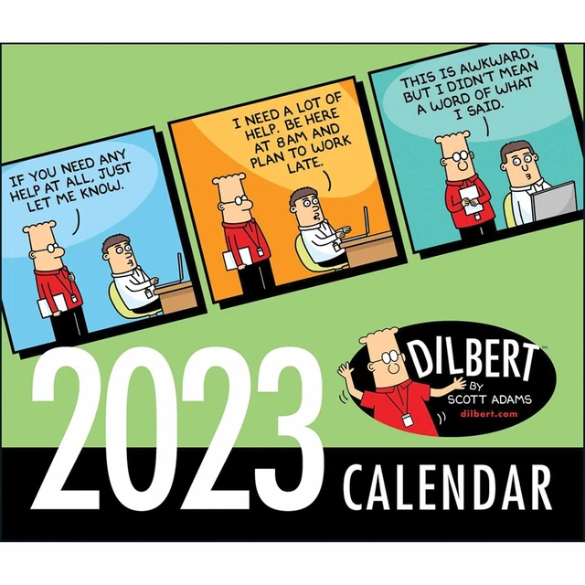 DILBERT DESK CALENDAR 2023 Humour Day To View £9.48 PicClick UK
