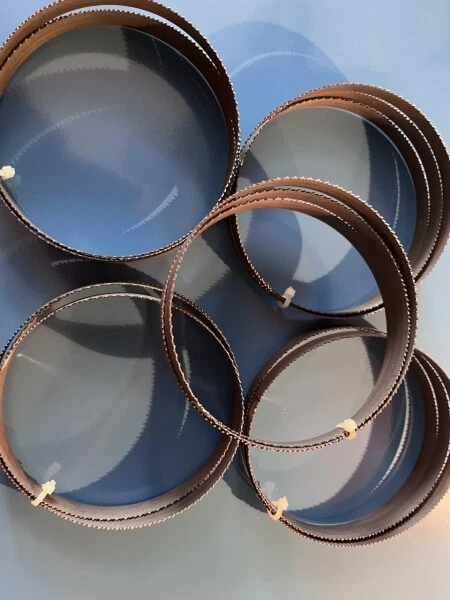 Lot De 3 Lames De Scie à Ruban Bimétal M42 HSS SBM - 1140 X 13 X 0,65 Mm - 8/12 Dents Par Pouce - Coupe Métaux Puissante