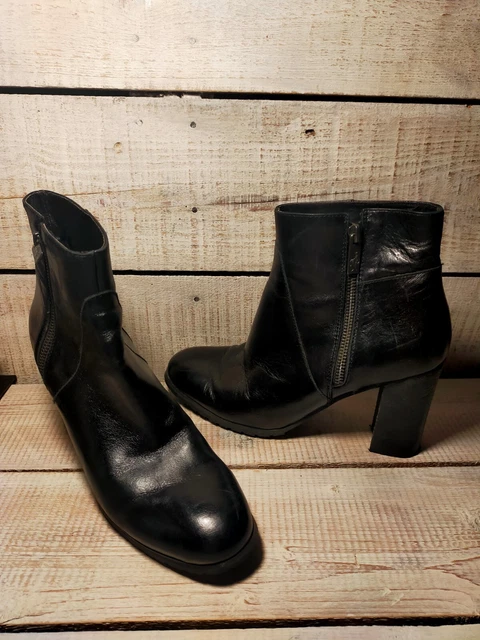 Bottines Lanilas Noires En Cuir Nubuck - Taille 39 - Neuves Sans Boîte - Style Rock