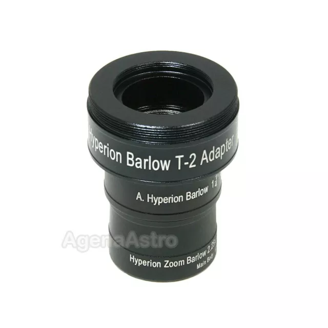 Baader 1.25" 2.25x Hyperion Zoom Barlow with T Adapter # 2956180
