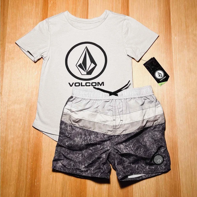 Volcom Toddler Boys T-shirt and Swim Trunk