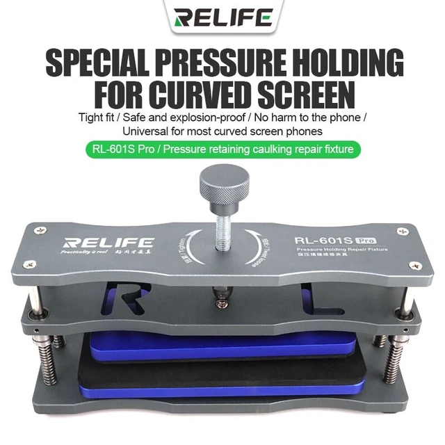 RELIFE RL-601S Pro Pressure Retain Caulking Repair Fixture For Curved Edge Phone