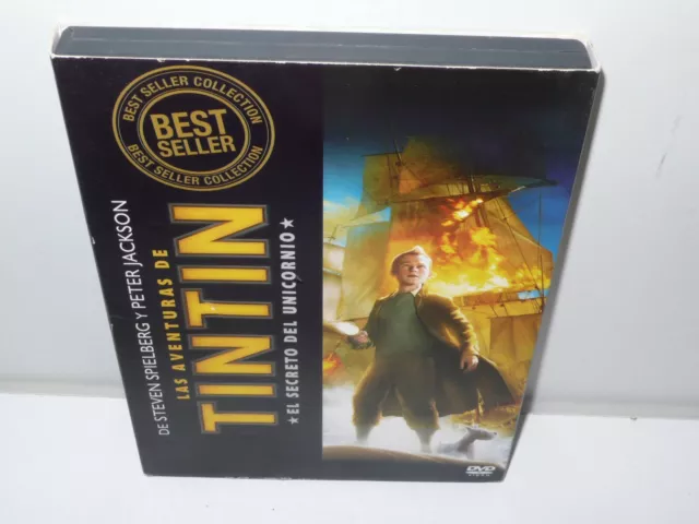 tintin - el secreto del unicornio - dvd