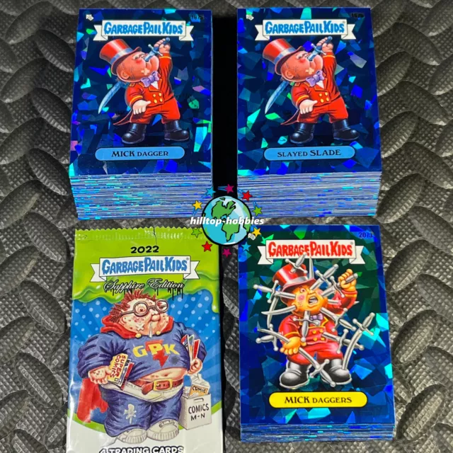 Garbage Pail Kids Sapphire 3 5Th Series 100-Card Base Set +Wrapper 167A/B-216A/B