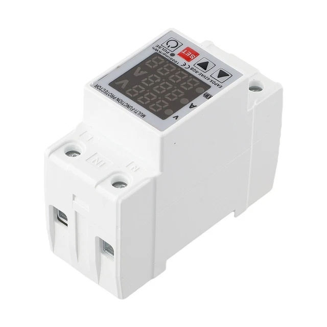Disjoncteur Triphasé TAXNELE Protecteur De Relais Triphasé 63A 220V - Protection Surtension, Sous-tension, Déséquilibre - Réglable Relais Surtension Disjoncteur Triphasé TAXNELE Protecteur De Relais Triphasé 63A 220V - Protection Surtension, Sous-tension, Déséquilibre - Réglable Relais Surtension
